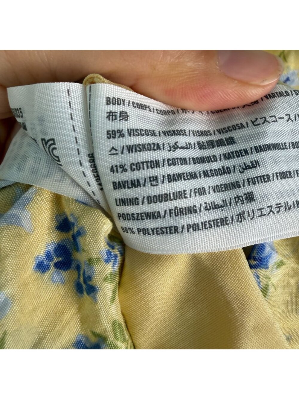 Abercrombie & Fitch Drama Tiered Maxi Skirt Yellow Floral S Coquette Feminine - Picture 7 of 10